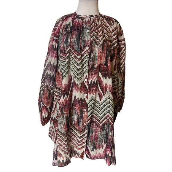 NWT CHUFY Pia Blouson Sleeve Minidress SZ L - Picture 3 of 8